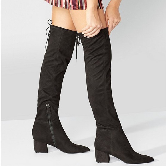Steve Madden Shoes - Steve Madden Eagerly Over the Knee Suede Boot 8.5